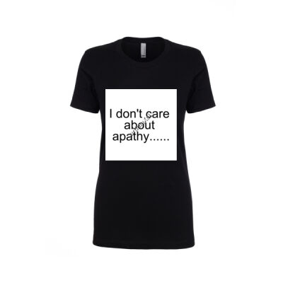 apathy - Womens Cotton Tee (Same Day) Thumbnail