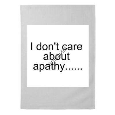 apathy - 100% Cotton Tea Towel (Same Day) Thumbnail