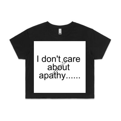 apathy - Crop Tee (Same Day) Thumbnail